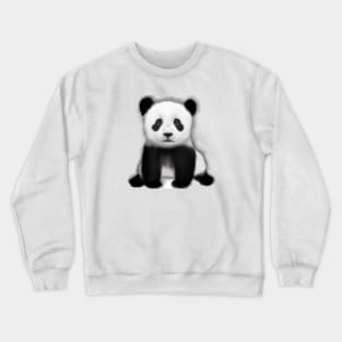 Cute Panda Drawing Crewneck Sweatshirt